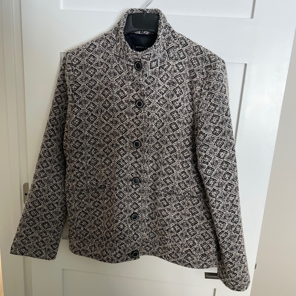 Black and white jacket